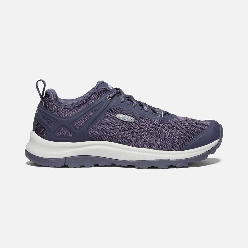 Keen Terradora II Vent Wanderschuhe Damen DE-73685 Graystone/Shark - Keen Damenschuhe Lila